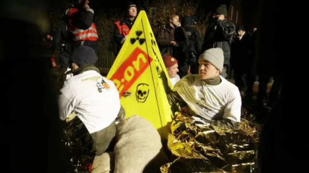 Protesty proti jadernému odpadu