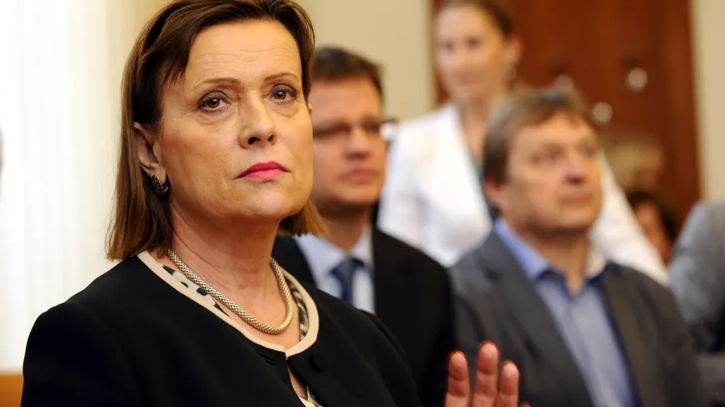 Alena Vitásková u soudu