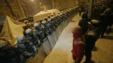 Policie blokuje proevropské demonstranty v centru Kyjeva