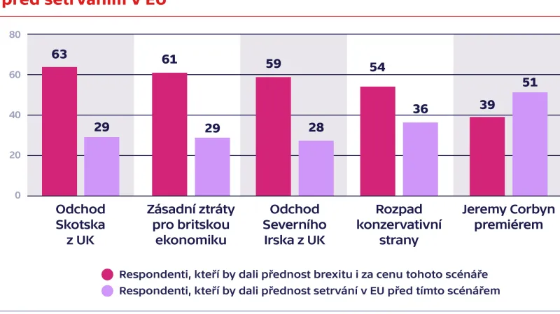 54 procent konzervativců by dalo přednost rozpadu strany před setrváním v EU
