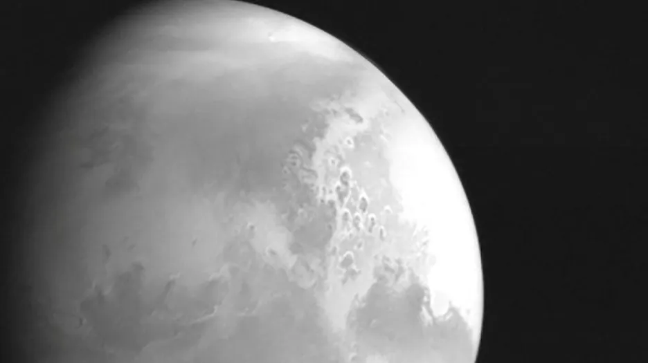 Fotografie Marsu z čínské sondy