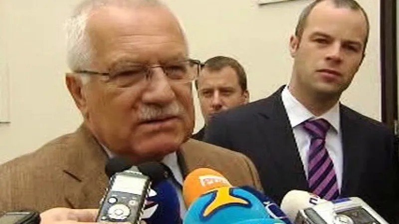 Prezident Klaus při volbách do Evropského parlamentu