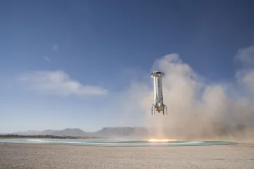 Společnost Blue Origin miliardáře Jeffa Bezose uskutečnila suborbitální let pro NASA