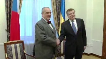 Karel Schwarzenberg a Konstantyn Hryščenko