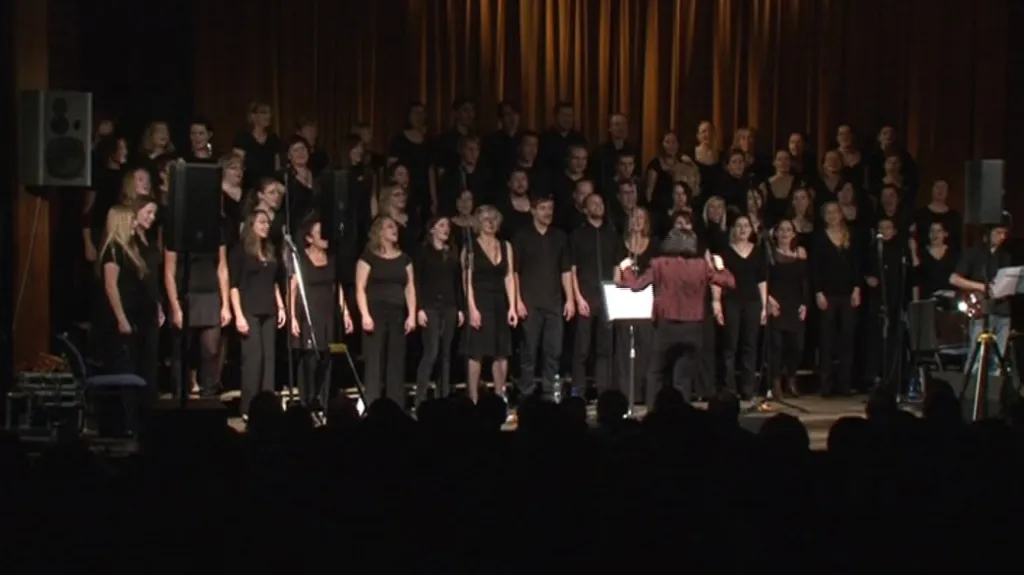 Sbor, který vznikl během Brněnských gospelových dní