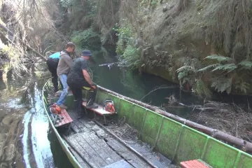 Soutěsky ve Hřensku jsou plné popadaných stromů. Sezonu ještě stihneme, věří převozníci