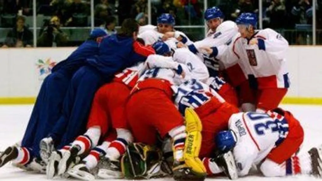 Vítězství hokejistů v Naganu