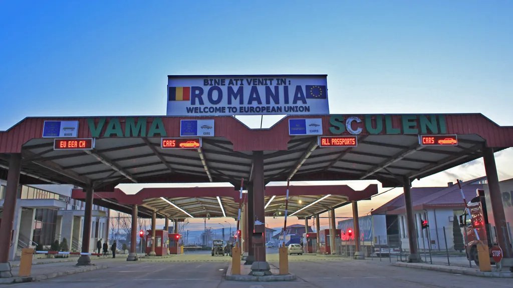 Hraniční přechod v Rumunsku