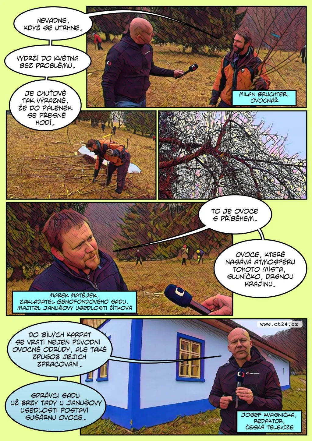 Do Karpat se vracejí ovocné odrůdy