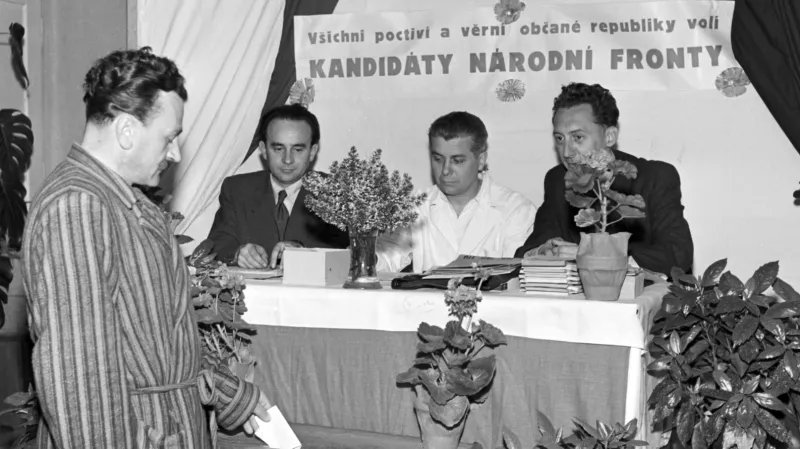 Volby v nemocnici v roce 1954