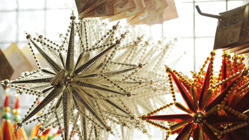 Ozdoby ze skleněných perliček