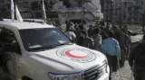 Humanitární pomoc v syrském Homsu
