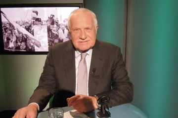 Klaus v ČT: Československo jsem rozbít nechtěl