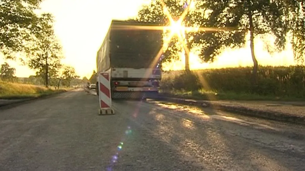 Opravovaná silnice