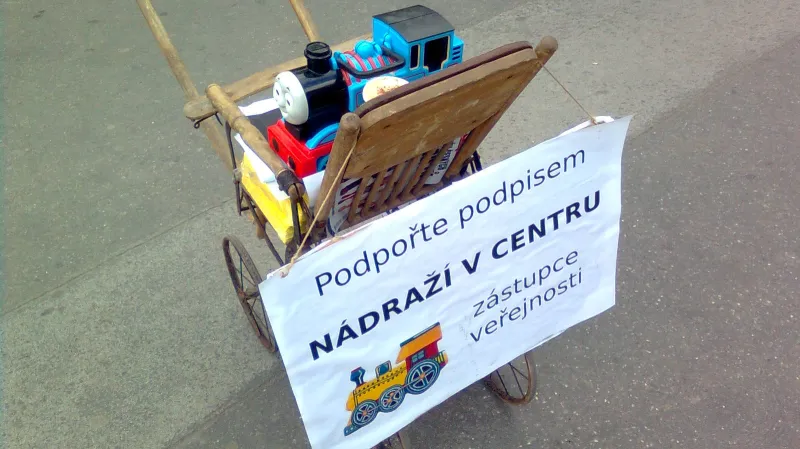 Petice proti odsunu nádraží z centra Brna