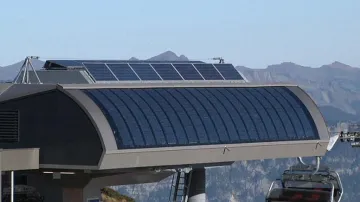 Lanovka se solárním pohonem v Rakousku