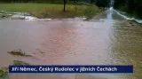 Jižní Čechy po bouřce: Voda se valila z polí