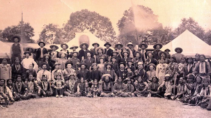 Soubor Wild West Show v roce 1883