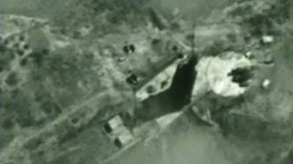 Satelitní snímek odpalovací rampy