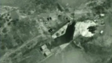 Satelitní snímek odpalovací rampy