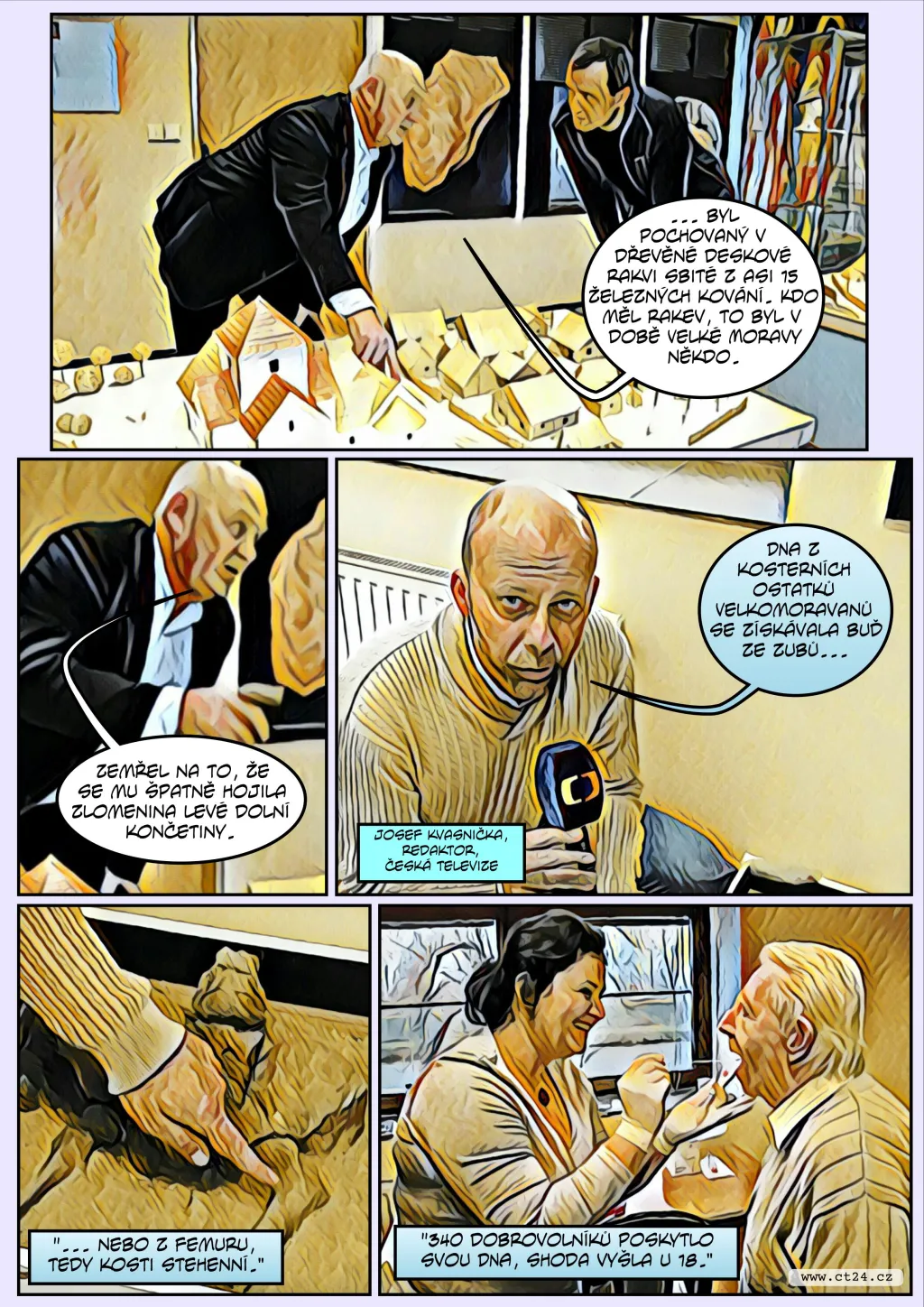 Komiks: Potomci Velkomoravanů na Uherskohradišťsku