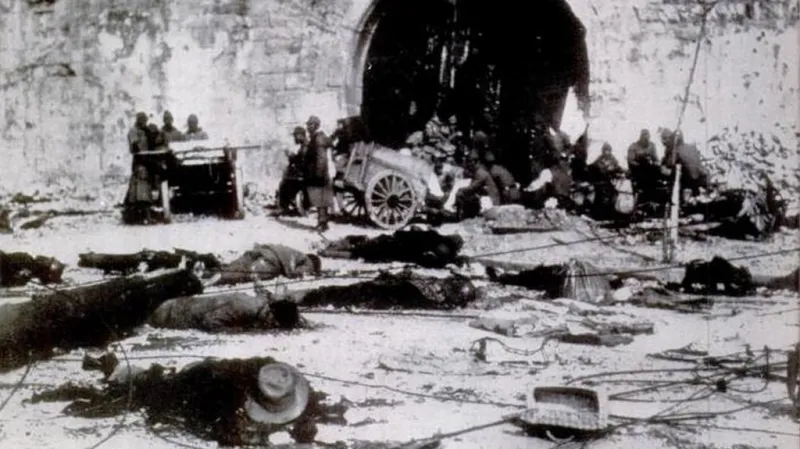 Nanking po vpádu japonské armády