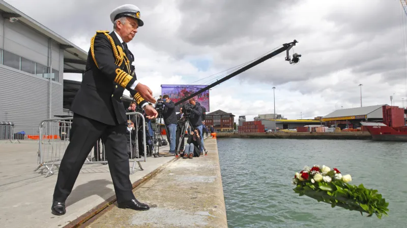 Pietní akce v Southamptonu k výročí vyplutí Titaniku