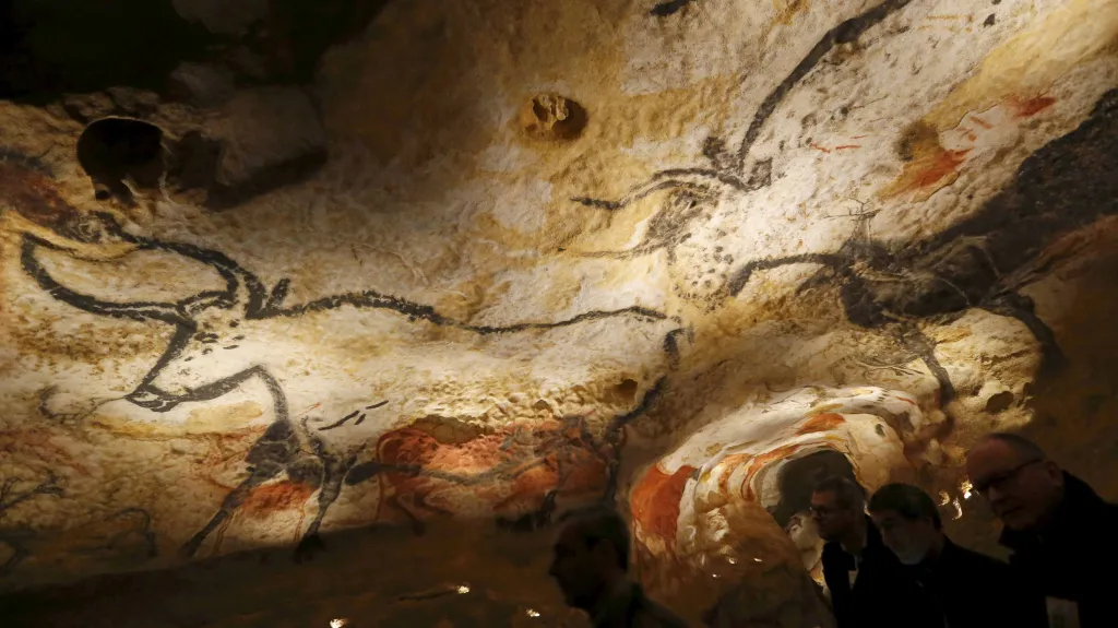 Replika jeskyně Lascaux