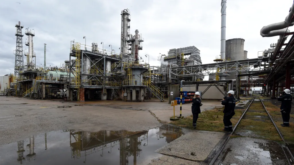 Areál Chempark společnosti Unipetrol v Záluží u Litvínova