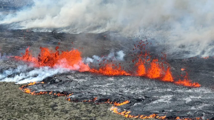 Erupce islandského vulkánu