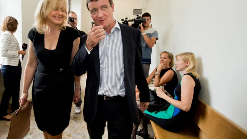 David Rath s advokátkou Marcelou Ondřejovou