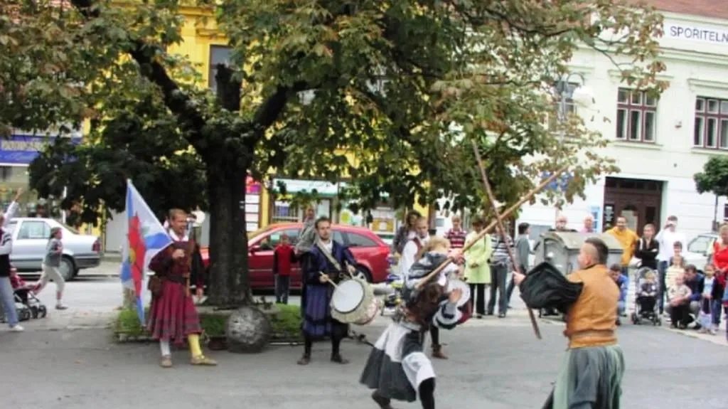 Lípa na kaplickém náměstí před kácením