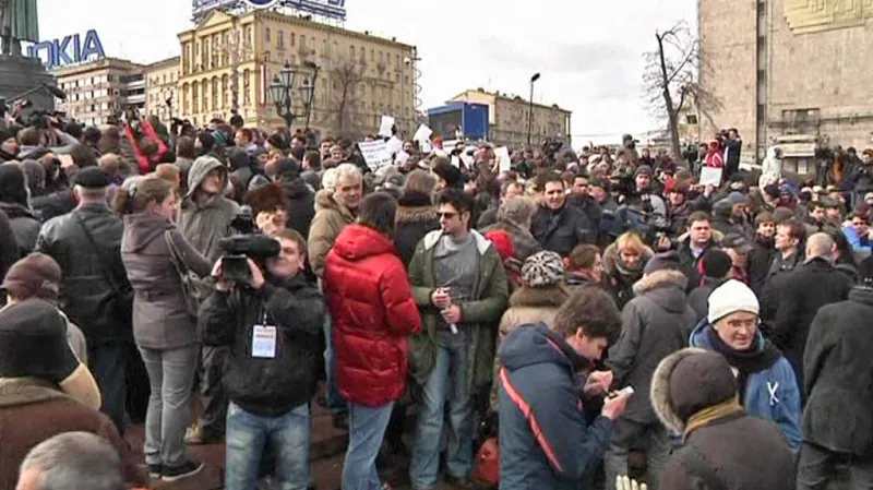 Demonstrace v Moskvě