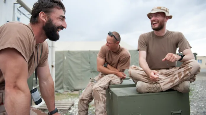 Jaroslav Lieskovan (vlevo) na misi v Afghánistánu
