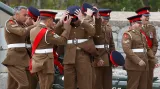 Příslušníci královského regimentu na Gibraltaru