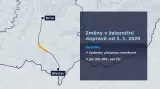 Cestování vlakem po Jihomoravském kraji od roku 2020