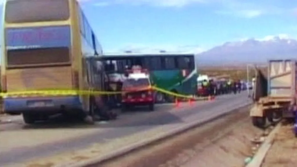 Nehoda autobusu v Peru