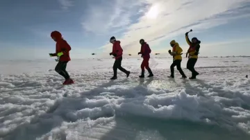 Arktický maraton upozorňuje na klimatickou krizi