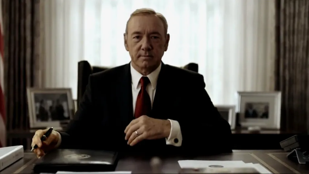Kevin Spacey jako Frank underwood