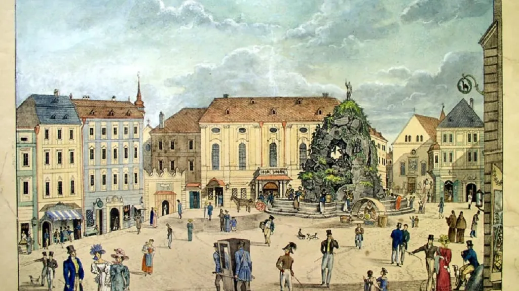 Zelný trh v Brně (1827)