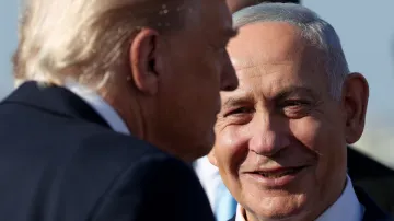 Americký prezident Donald Trump a Izraelský premiér Benjamin Netanjahu