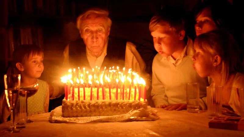 Ladislav Chudík v závěrečné scéně filmu Jana Hřebejka Kawasakiho růže