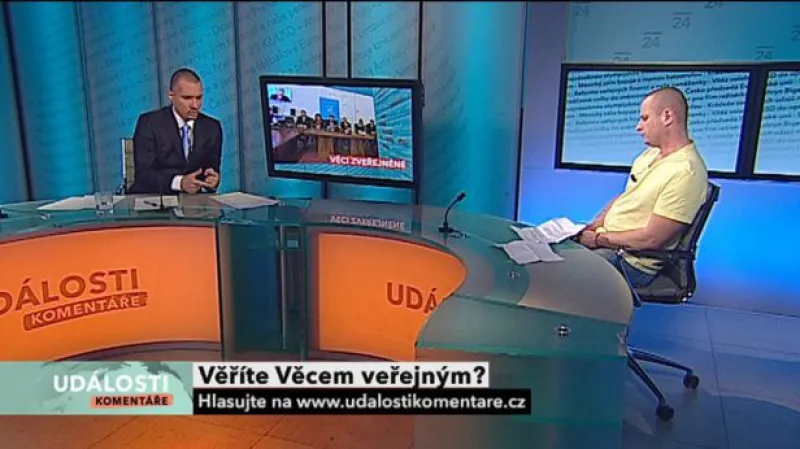 Tomáš Jarolím a Zbyněk Stanjura hosty Událostí, komentářů