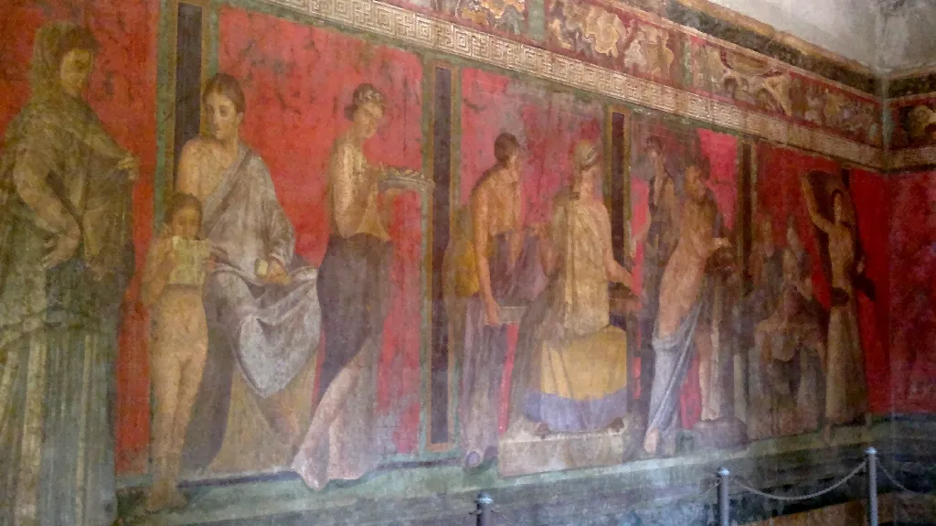 Fresky ve vile dei Misteri