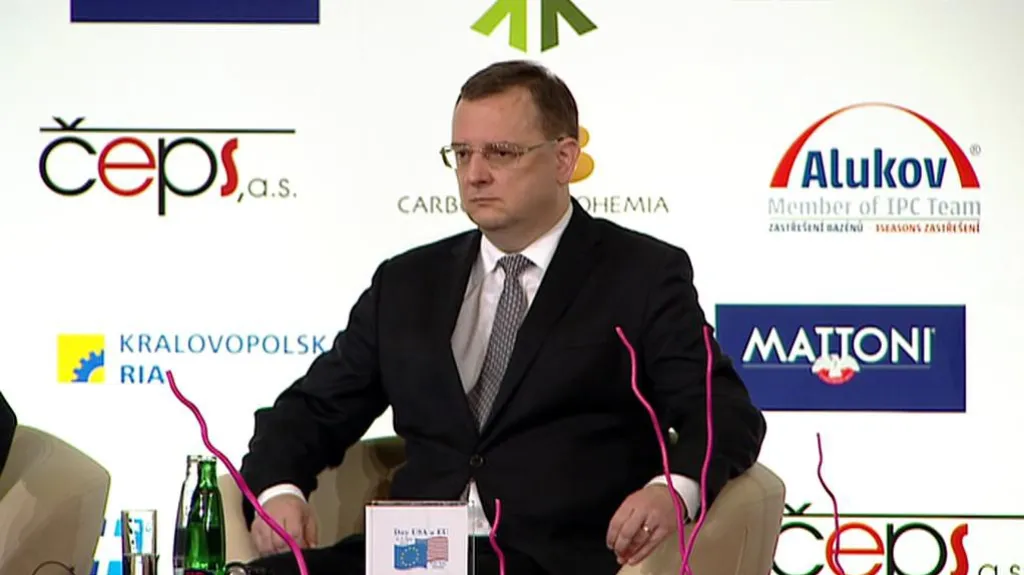 Premiér Petr Nečas na konferenci Dny USA a EU