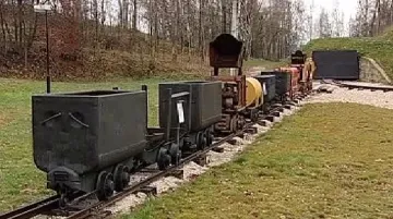 Historický důlní vláček