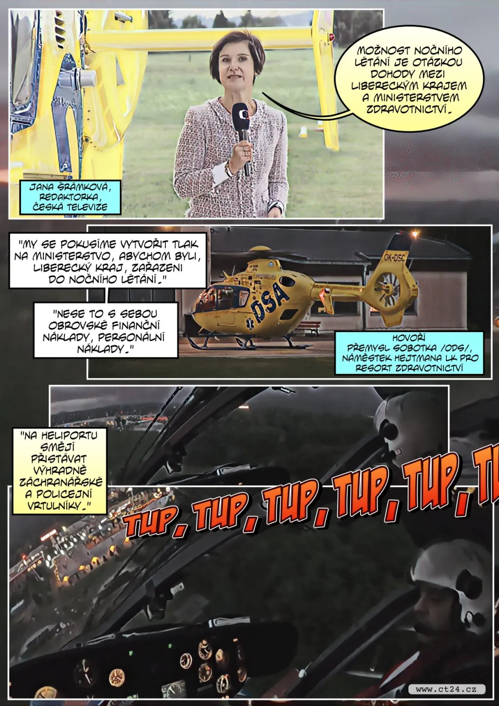 Liberečtí záchranáři mají nový heliport. Umožní jim přistávat s vrtulníky i v noci