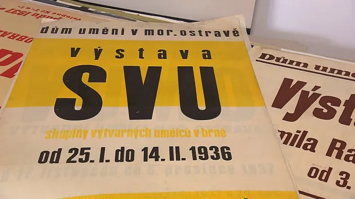 Plakáty GVU z doby první republiky