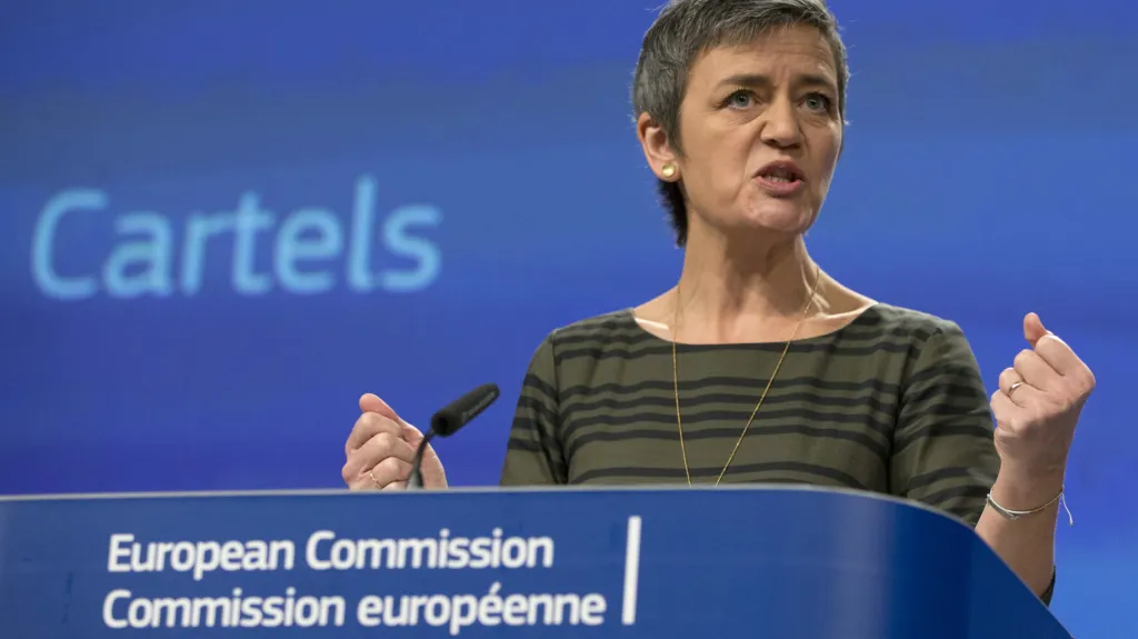 Eurokomisařka pro hospodářskou soutěž Margrethe Vestagerová