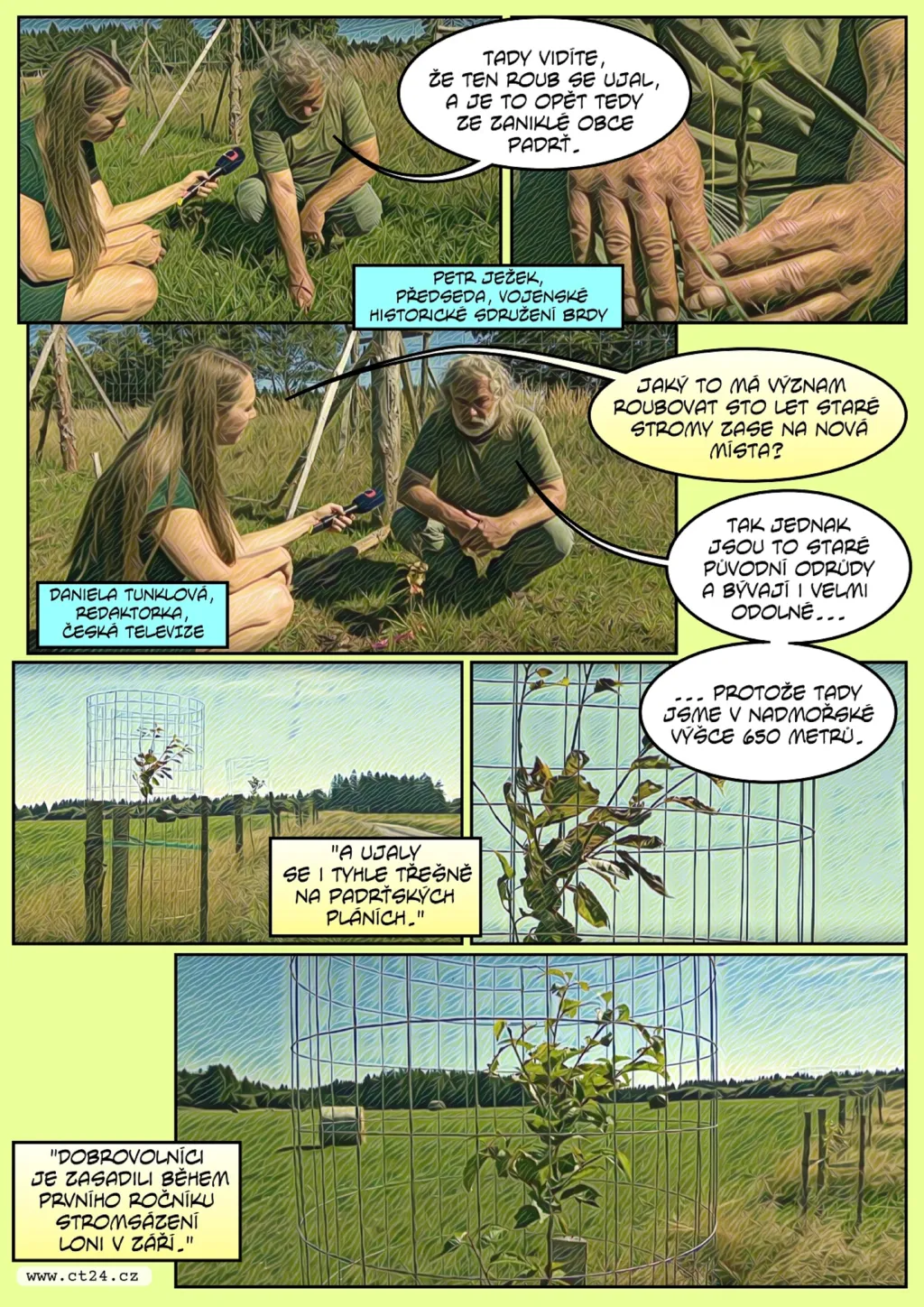 Dobrovolníci vysázeli 2,5 tisíce stromů